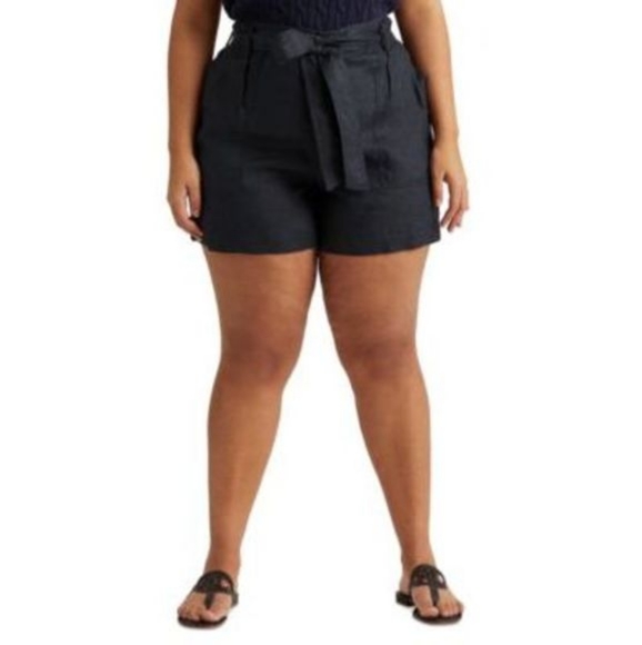 Lauren Ralph Lauren Pants - NWT .Lauren Ralph Lauren navy linen shorts.